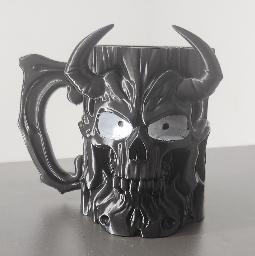 Demon Skull Can Holder – Longhorn Infernal Chalice