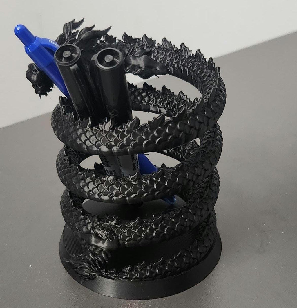 Majestic Dragon Pencil Holder – Fantasy Desk Organizer