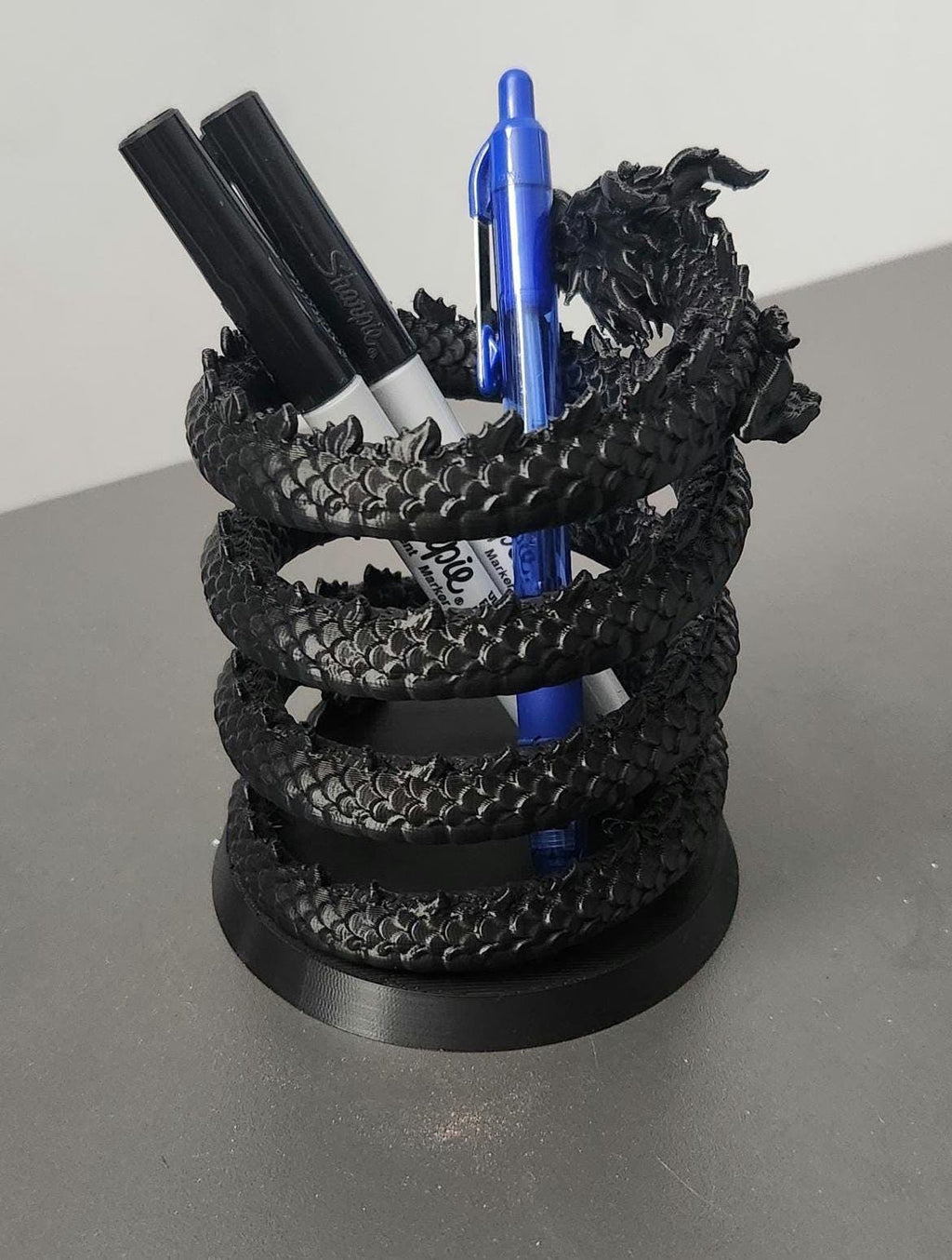 Majestic Dragon Pencil Holder – Fantasy Desk Organizer